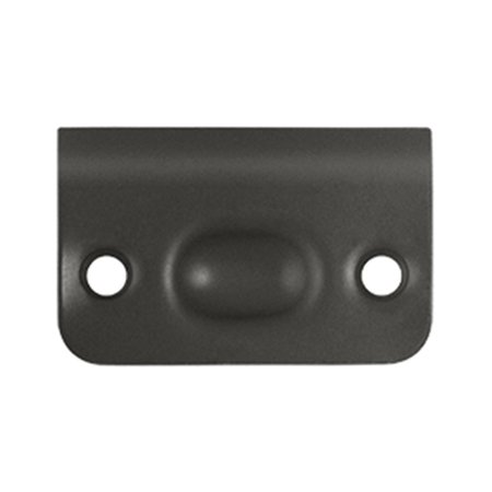 DENDESIGNS Strike Plate for Ball Catch &amp; Roller Catch, Oil Rubbed Bronze - Solid DE2667260